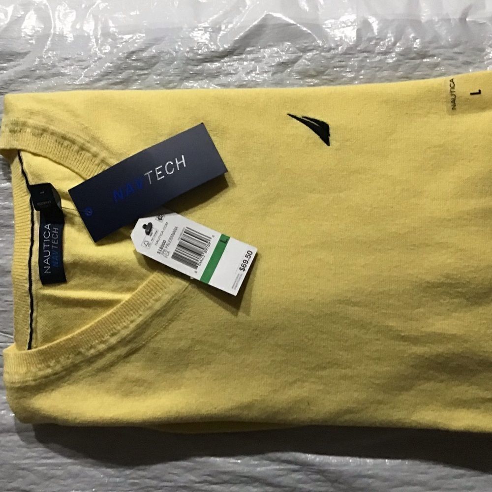 Nautica Men's Navtech V-Neck Sweater Large - Picture 15 of 15